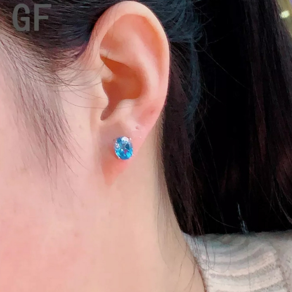 🎀925 - 3ct. London Blue Topaz - Picture 3 of 6